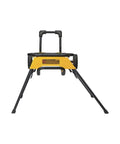 Front view of Rolling Table Saw Stand With Durable Steel Construction, Lightweight Yet Sturdy, Easy Setup And Break Down