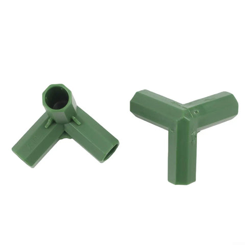 Heavy Duty 11mm PP Plastic Greenhouse Frame Connectors 20 Pack Joint Brackets For Garden Frames Cold Frames And Flower Stands Built Tough Weatherproof Easy Assembly Durable Support