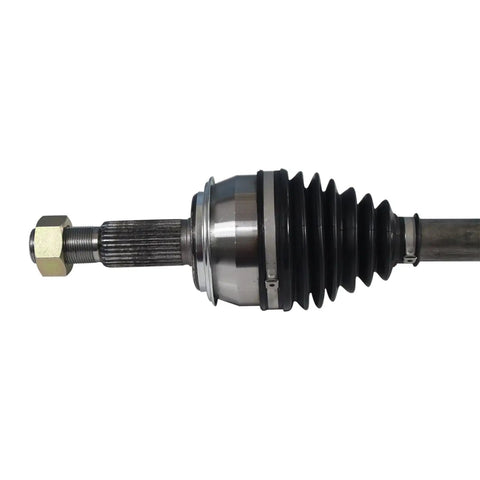 CV Axle Shaft Assembly For Nissan Rogue 2014 2015 2016 2017 2018 Front Left Driver Side OE Fit Premium Materials Balanced For Smooth Vibration Free Performance And Reliable Boot Protection, front view