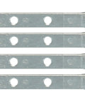 2-1/2 Inch Die Cast Pivot Bar, 4 Pack, Zinc Plated Window Hardware For Tilt Windows, Durable Replacement Pivot Bar, Heavy Duty Window Sash Hardware For Vinyl And Wood Frames, four bars shown