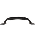 Solid Cast Iron Pull Handle Grab Bar 5-5/8 Inch Long With Black Powder Coat Finish Rustic Traditional Style 1-3/8 Inch Projection and Grip
