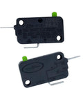 Microwave Oven Door Interlock Switch 16A 250VAC with 2NO 2NC Contacts, SZM-V16-FA-62 model, front and side view.