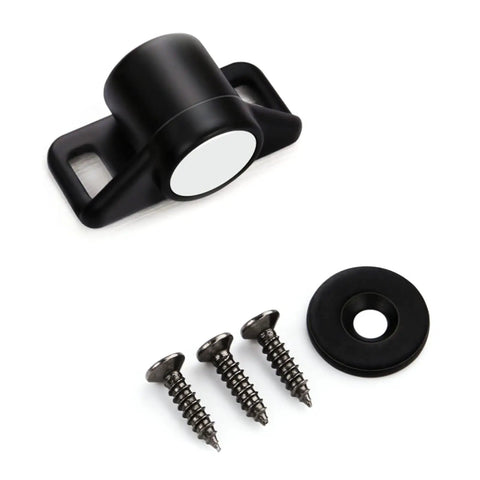Heavy Duty Zinc Alloy Cabinet Door Magnets With Strong Magnetic Catch, including screws and mounting plate, for kitchen cupboards.