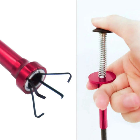 Flexible Claw Magnetic Pickup Tool With 28 Inch Reach, 4-Finger Grabber Claw, Rust-Resistant Spring, 2-In-1 Magnetic Grabber For Reaching Tight Spaces And Grabbing Small Lost Items