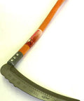 Long Handled 23 Inch Vine Sickle For Pruning Cutting And Harvesting Grass And Weeds Lightweight Heavy Duty Steel Blade 7 Inch Smooth Edge Durable Yard Tool For Clearing Tropical Vines And Dense Underbrush with wood handle