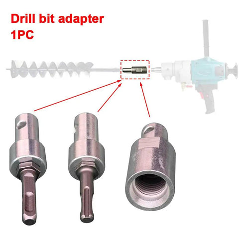 SDS Converter Arbor Drill Bit Adapter Square Head For Electric Power Tools Color 3 Easy DIY Ready Attachment For Quick Change Earth Auger And Wood Drilling Projects