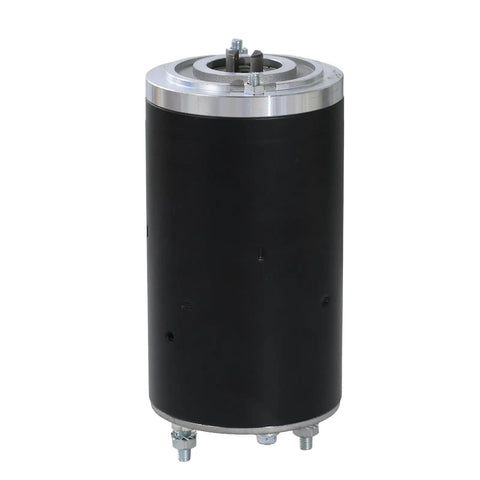 Top Notch Vinsnaper Permanent Magnet Motor Assembly with black housing and silver top for automotive applications.