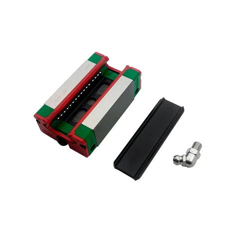 High Precision Linear Guide Rail Kit Including Egh And Egw Blocks For Super Smooth Cnc Motion With Low Friction Easy Install And Minimal Maintenance For Your DIY Projects, with block and cap