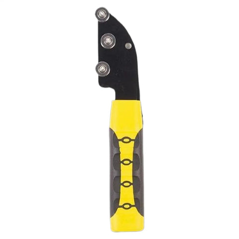 High Performance Copper Wire Straightener With Comfort Handle, handheld tool with yellow grip for precise wiring tasks.