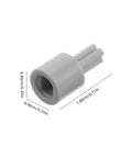 Grey adapter from Four Pack Motor Adapter Wheel Connectors For Cross Shaft Coupling And Shaft Adapter Dope Toy Car Accessories