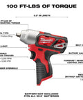 Rugged 3/8 Inch Cordless Impact Wrench Boasting Beefy 1200 Inch Pounds Of Torque And Fast Friction Ring Anvil For One Hand Swaps features LED light and battery gauge.