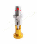 Heavy Hitter M6 M8 M10 Self Locking Spring Plunger with premium aluminum knurled knob for CNC jigs and fixtures.