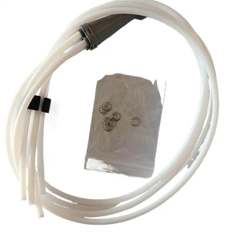 4 In 1 Out Tube for AD5X 3D Printer and IFS 4 Color Module Filament Feeding PTFE Tubing laid out with small accessories