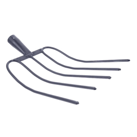 Heavy Duty 4 Tine Manure Fork For Gardening And Farming With Ergonomic Handle Pro Grade Durable Pitch Fork steel tines