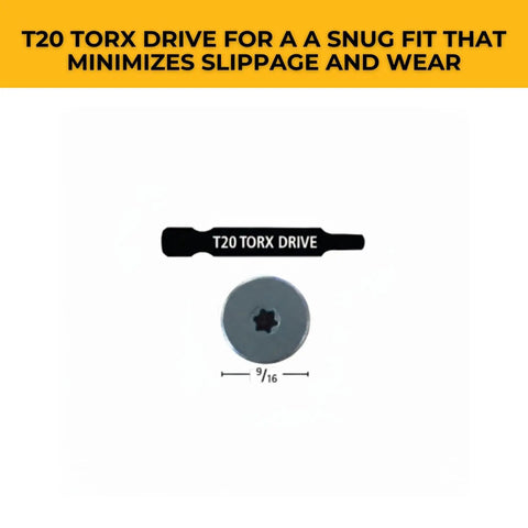 PowerHead Wood Screws With Oversized Flat Head For Quick Cabinet Window And Door Installations Self Tapping Point 1.25 Inch Torx T20 Drive