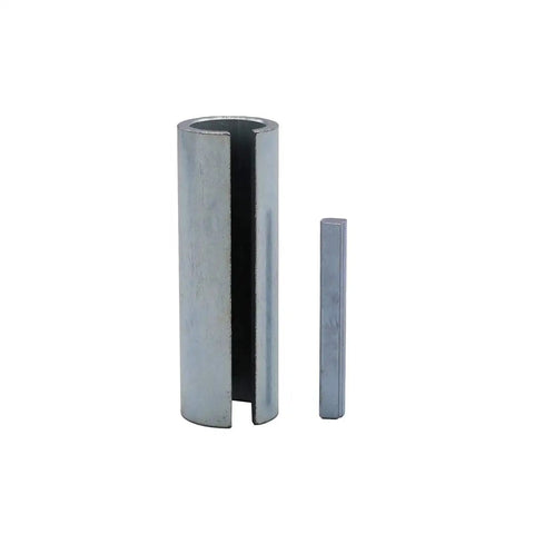 Three Quarters To One Inch Gas Engine Pulley Crank Shaft Sleeve With Step Key Adapter for Predator Small Engines, close-up view.