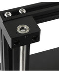 Close-up of Aluminum Z Axis Leadscrew Top Mount Upgrade for CR 10 CR 10S Ender 3 Ender 3 Pro and Ender 3 V2 3D Printers.