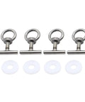 Beefy Stainless Steel Eye Bolts And Lifting Eye Nuts 304 Grade Ring Eye Bolt For Secure Lifts Easy Install Reusable Simple Structure Great For Quick Hoists And Heavy Loads, M8 with washers