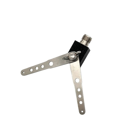 Universal Ham Radio Antenna Bracket With BNC To SO239 Adapter Rugged Mount For QRP Rigs And SDR Gear Compatible