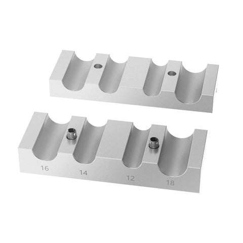 Heavy Duty Motorcycle Shock Shaft Holding Clamp Tool For 12mm, 14mm, 16mm And 18mm Shafts, Rear Suspension Mandrel Fixture For Damping Rods