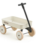 Pula Mini First Wagon For Toddlers Four Wheel Baby Pull Toy Cart For Kiddo Ages 1 To 3 Indoor And Outdoor Push Walker Toy Must Have First Birthday Gift White
