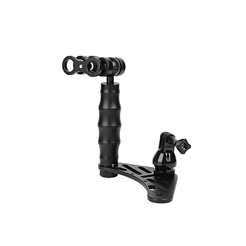 Underwater Camera Tray Kit With Handheld Grip And Stabilizer For GoPro Gear Universal Waterproof Housing Mount Aluminum Alloy Tray