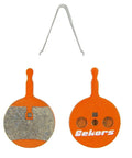 Ceramic Copper Free Bicycle Disc Brake Pads For Avid BB5 And Jetson Bolt BR35 With Spring, 1 Pair, Metal Free Formula