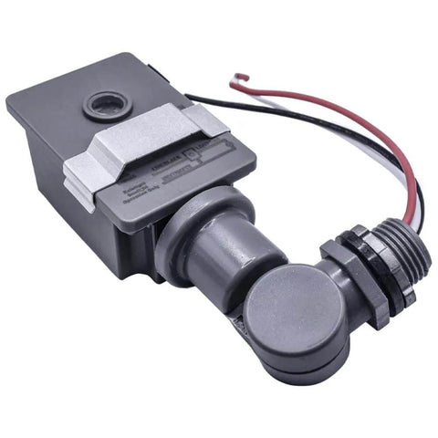 Thermal Type Photocell Light Sensor With Stem And Swivel Mount Dusk To Dawn Hardwired Photoelectric Control 120V