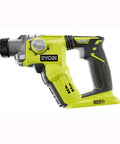 Yellow 18V SDS Rotary Hammer Tool Only With LED Light, side view