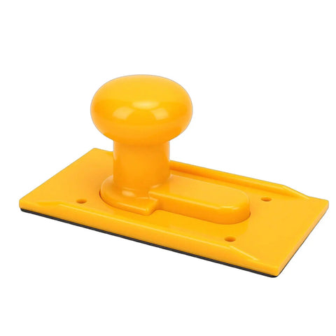 Woodworking Push Block For Table Saw And Planer Feeder With Ergonomic Handle And Textured Grip, Abs Safety Design In Bright High Visibility Yellow
