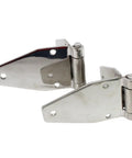 Rock Solid 304 Stainless Steel Hinge For Toolboxes And Control Cabinets Heavy Duty Polished Industrial Door Hardware With Rugged Build That Takes A Beatdown While Keeping Your Gear Secure 1 Pc, dual polished hinges.