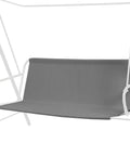 Thick 600D Oxford Waterproof Swing Seat Cover Replacement For 3 Seat Outdoor Patio Garden Benches Cushions Protection Gray 58.2 19.7 19.7 Inches Heavy Duty Stitching All Weather Rainproof.