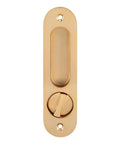 Keyed Sliding Pocket Door Lock With Three Keys For Hidden Recessed Handle Easy Install Perfect For Bathroom Kitchen And Wood Furniture Hardware