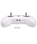 FrSky D16 LiteRadio 2 SE Transmitter for FPV Drones, USB C Charging port view, Mode 2 Dope Pro Grade Remote Controller.