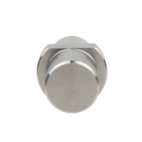 Top view of stainless steel bench dogs and peg brake stops for workbench planing stop and table positioning clamp, 19-20mm
