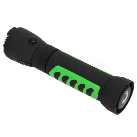 Retractable LED Flashlight With Magnetic Base And Hook Dual Mode Long Throw Beam And Wide COB Camping Light