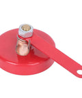 Heavy Duty Magnet Welding Block That Grips Tight As Glue For Stable Positioning Clamps Grounding Tasks With Red Alloy Steel Build and durable design.