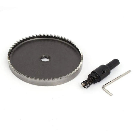 Heavy Duty 95mm Hole Saw Cutter Set With HSS Drill Bit 6mm Pilot 13mm Cutting Depth 67mm Overall Length and hex wrench