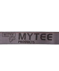 Close-up of grey 2 Inch By 16 Foot Ratchet E Track Straps With Spring E Fittings 10 Pack Built Tough Heavy Duty 4000 Pound Breaking Strength