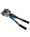 Professional Manual Hydraulic Crimping Tool And Air Conditioner Pipe Head Press Machine with ergonomic grips and steel design.