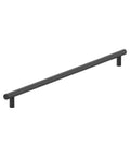 24 Inch Center To Center Matte Black Appliance Pull Bar Handle For Paneled Appliances And Large Cabinets With A Heavy Duty Profile