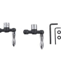 Heavy Duty 4 Inch Slide Drill Press Vise Crafted From Durable Cast Steel With Smooth Handwheels, accessories for precise adjustment.