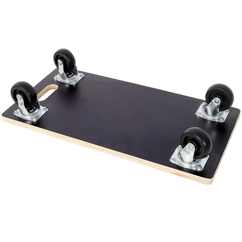 Heavy Duty 1320 LB Furniture Dolly With Four Swivel Casters Non Slip Plywood Platform For Moving Furniture, Appliances, Piano And Warehouse Equipment Black
