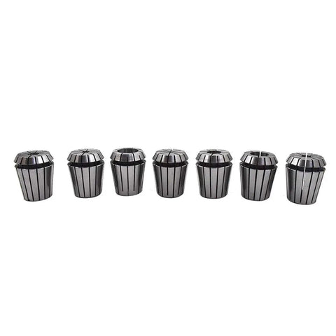 ER32 Collet Set Of 7 Pieces With Common Sizes 1/8 1/4 5/16 3/8 1/2 5/8 3/4 For CNC Milling Drilling Boring Engraving And Tapping Built From Solid Spring Steel For Pro Shop Use
