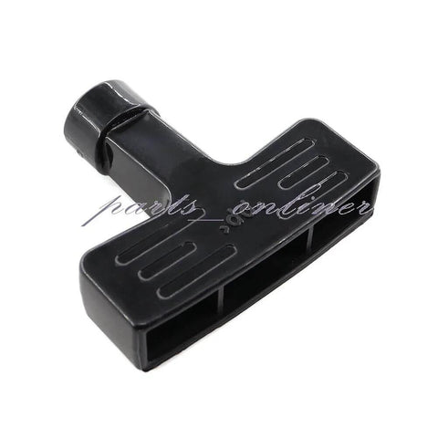 Close-up of a black pull start handle for YFM250 Bear Tracker, OEM compatible 1999 to 2004 Yamaha ATV, durable material.