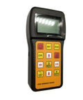 Portable Digital Leeb Hardness Tester With Tough Compact Build And No Sweat One Grip Operation For All Metal Alloys Quick Multi Scale Readings Like HRC HRB HV Totally Legit For Every Field Pro, front view showing buttons and display.