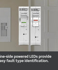 125 Amp 2 Pole Plug On Standard Branch Circuit Breaker with Hydraulic Magnetic Trip for 120 to 240 Vac White Finish LB212