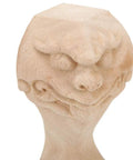 Close-up of carved detail on solid wood furniture foot leg, part of Solid Wood Carved Furniture Foot Legs With Exquisite Grain