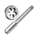 Premium M24x1.5 Metric Tap And Die Set Hss Steel Thread Cutter Tool For Metalworking Right Hand Threading Kit Fast Chip Evacuation Perfect For Aluminum Steel, M24x1.5 HSS tap and die