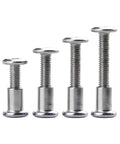 Flat Head Set Screw Hex Socket Fastener Two Piece Furniture Fitting Kit For Beds Chairs Tables And Cabinets 15mm Bolt Pair